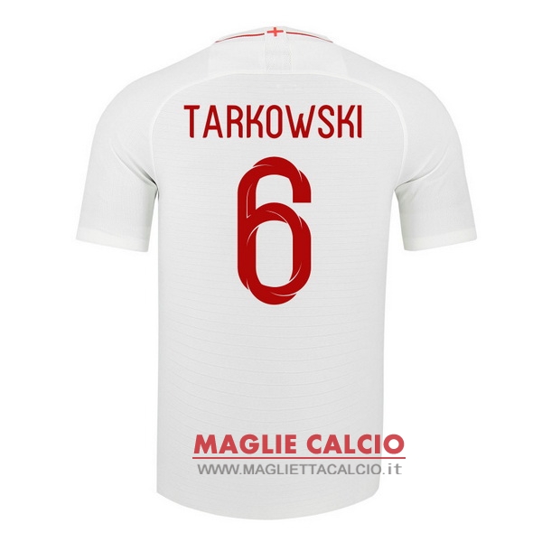 nuova maglietta inghilterra 2018 tarkowski 6 prima
